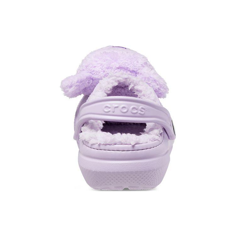 Crocs Klasyczne chodaki z podszewką Lazy Oaf Trzyoki Miś Unisex Sneakersy Fioletowy Multi 207697-90H