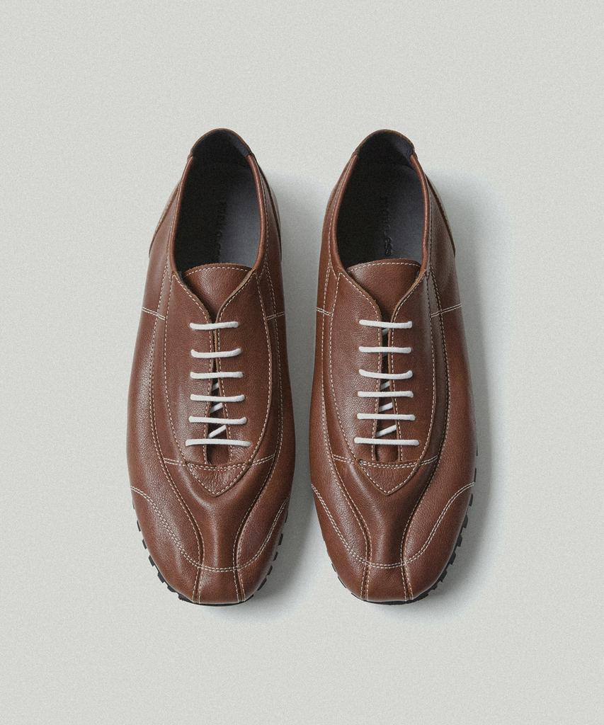 Monoless Rugby Sneakers (Brown)