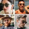 Classic Round Polarized Sunglasses Women Men Tea Lens Outdoor Driving Shades Vintage Sun Glasses Unisex UV400 Gafas De Sol