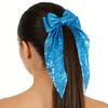 Glittering Sequined Hair Bows for Women Girl Daily Formal Occasion Wear Evening Party Accessories Headpiece Photo Props