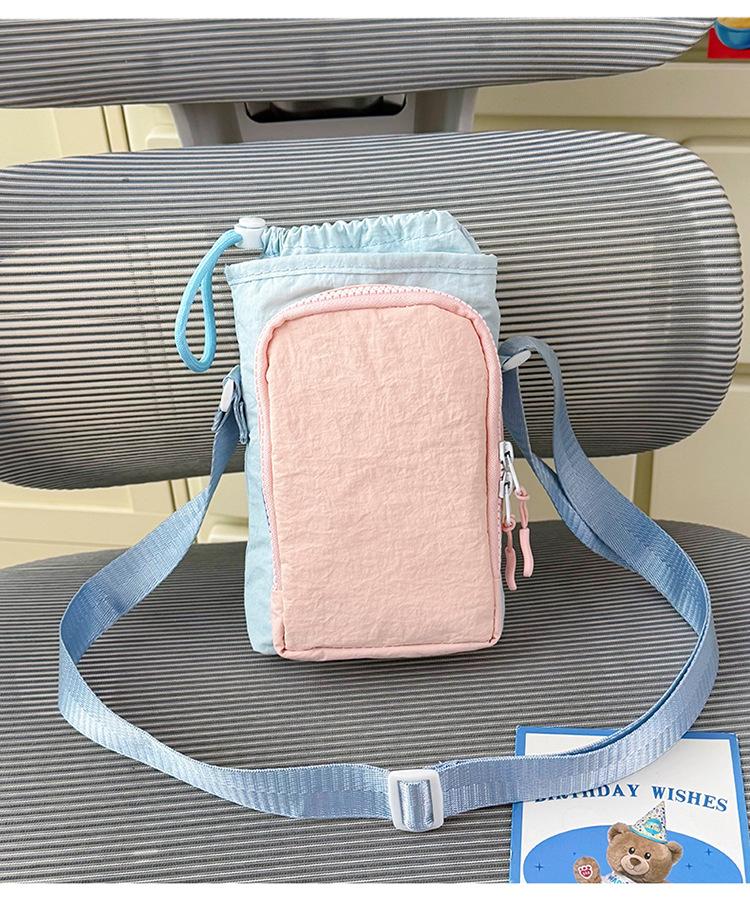 Water Bottle Small Bag for Outdoor Leisure Travel, High Appearance Quality, Women's Cross-body Bag, Water Cup Bag
