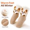 Unisex Heated Floor Socks Christmas Foot Warmer Slipper Socks for Home