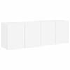 VidaXL Wall-mounted TV Cabinets 2 Pcs White 60x30x41 Cm 836939