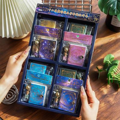 Twelve Constellations Crystal Pendant Q&A Notebook: Creative & Portable Fun