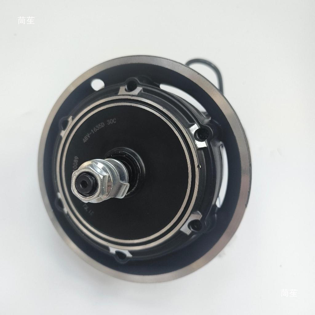 Compact Harley 10" Brushless Hub Motor for Electric Scooters - 24V/36V/48V, 350W/500W with Drum Brake.