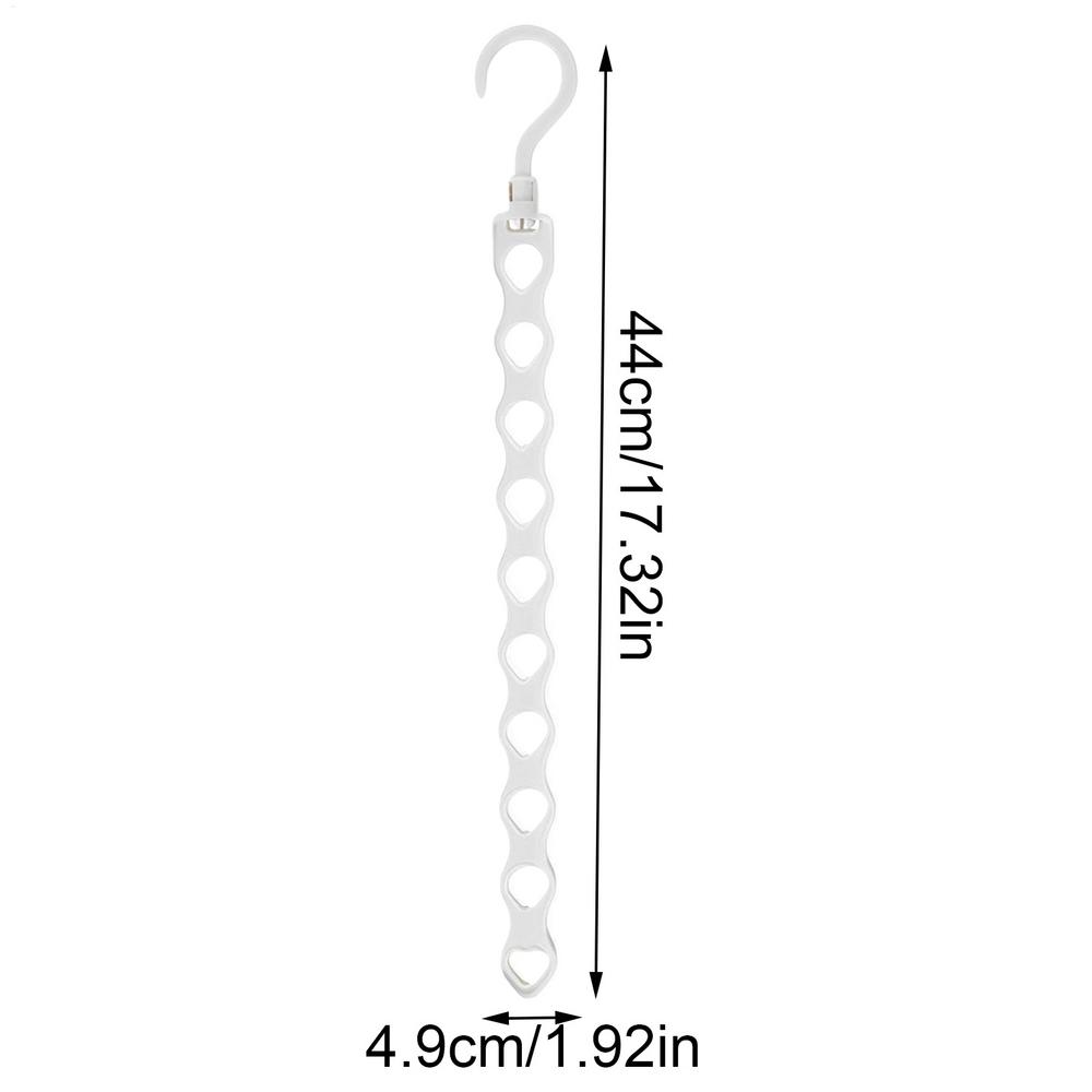 10-hole 10pc Space Saving Hanger 360 Rotating Hanger Multi-function Folding Hanger Wardrobe Drying Clothes Clothes