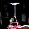 1/2PCS Creative Cocktail Glass Cup Upside Down Martini Glasses Wine Glass Juice Cuisine Sashimi Dry Ice Container Leisure Ba