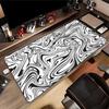 Large XXL Gaming Mousepad Art Black And White Line x x Desk Mat Anime Theme Keyboard Gamer Mouse Pad for Esports