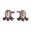 Kamakura Cufflinks Workshop Kendo Mask Cufflinks An012