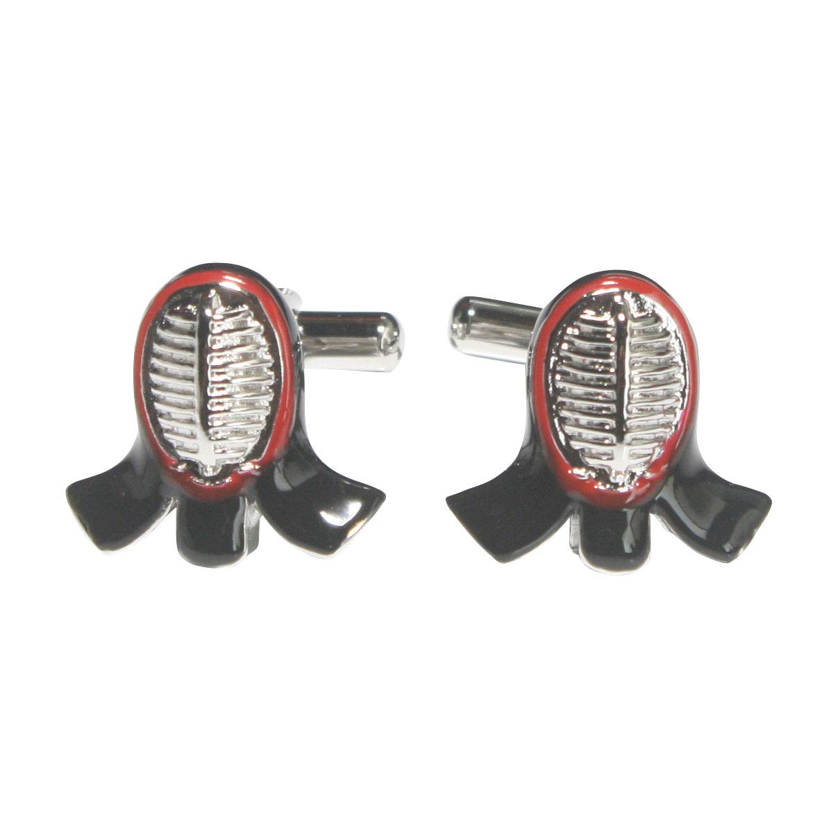 

Мастерская запонок Камакура Запонки Маска Кендо an012 чёрный