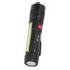 Small Flashlight USB Charging Waterproof Zoomable 4 Modes LED Bright Magnetic Flashlight for