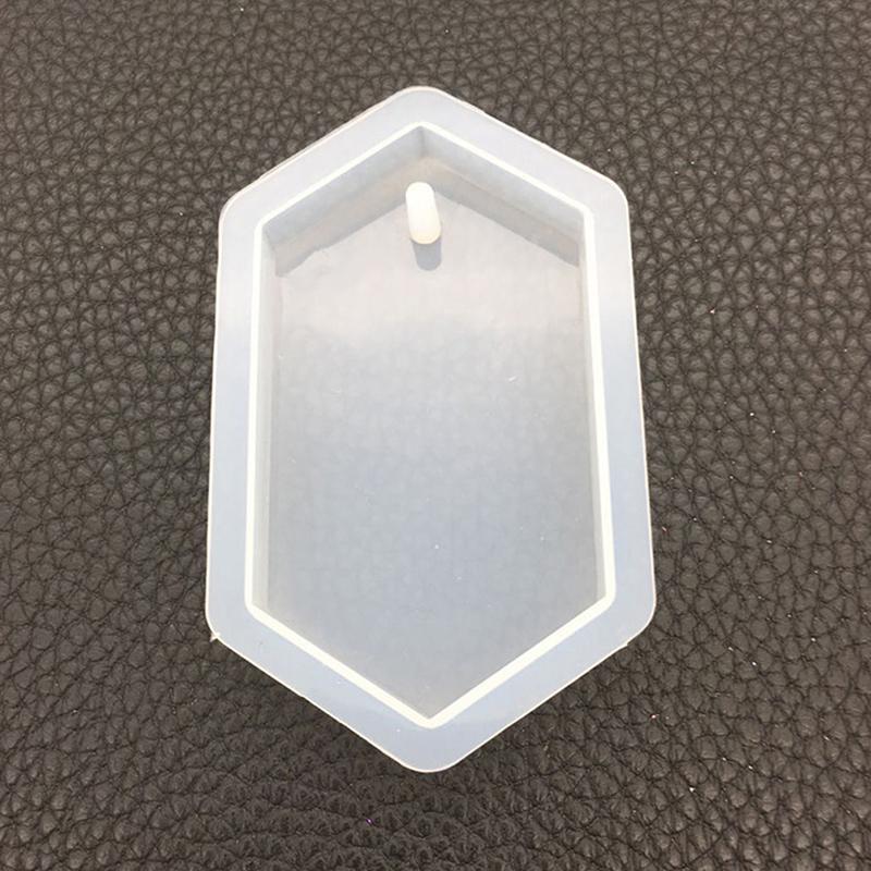 Keychain Pendant Mold Set Diy Pendant Resin Mold Crystal Epoxy Silicone Mold Round Rectangle Pendants Jewelry Making