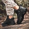 High-quality Mountaineering Boots Non-Slip Training Boots New Desert Hiking Shoes Men's Waterproof Outdoor Male Leather Shoes