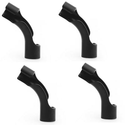 4x Black Plastic Hose Benders for Racing Fuel Tanks Gas Cans Utility Containers
