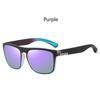 Fashion Purple Polarized Sunglasses Men Women Sun Glasses Retro Square Sport Driving Fishing Gradient Big Frame Eyewear UV400