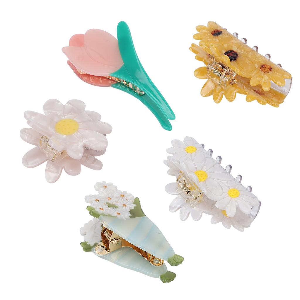Hair Claw Clips Elegant Flower Shape Fashionable Hair Clip Styling Tool Accessories for Women