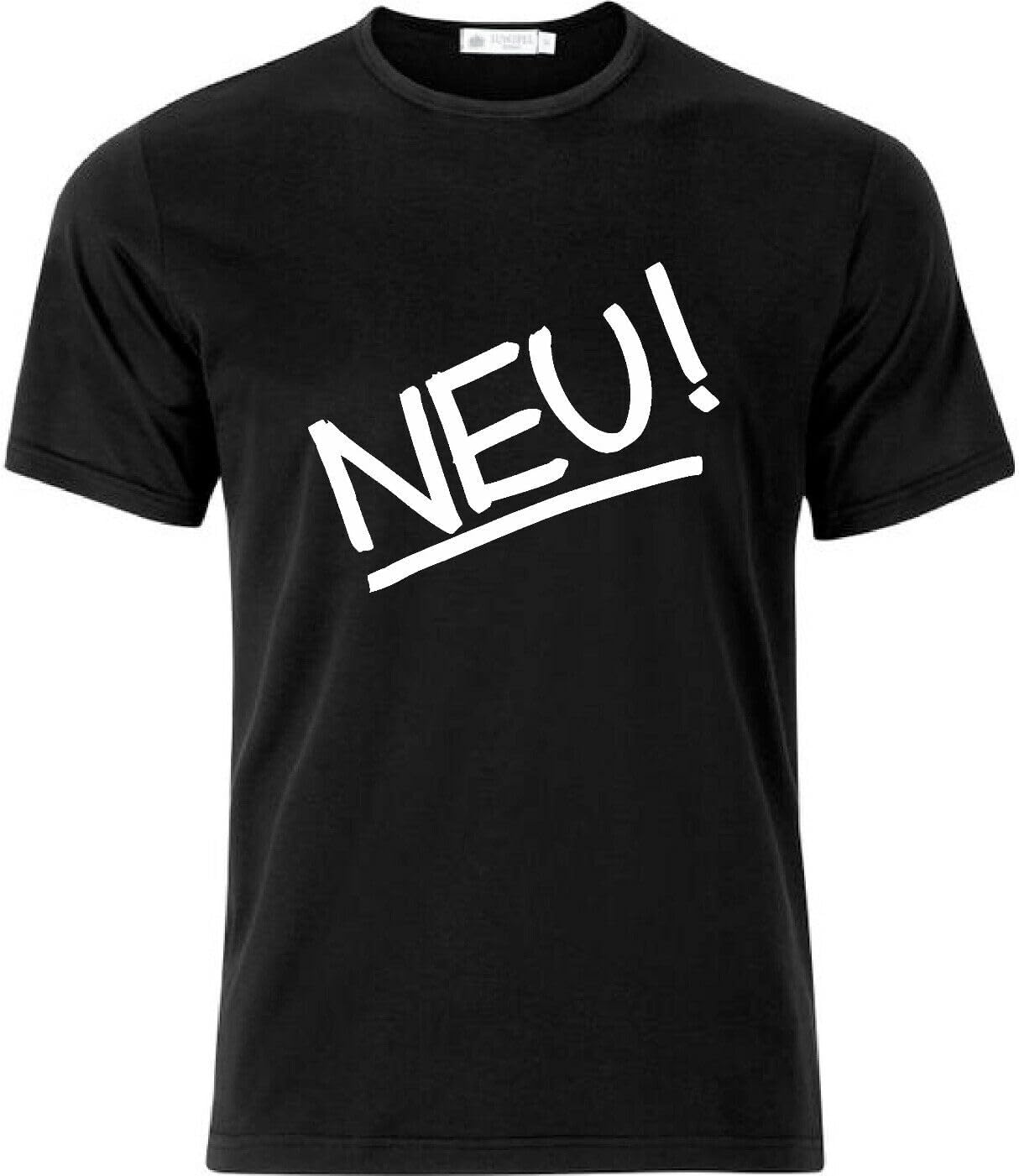 NEU! Electronic Krautrock Music T Shirt Black XXL чёрный