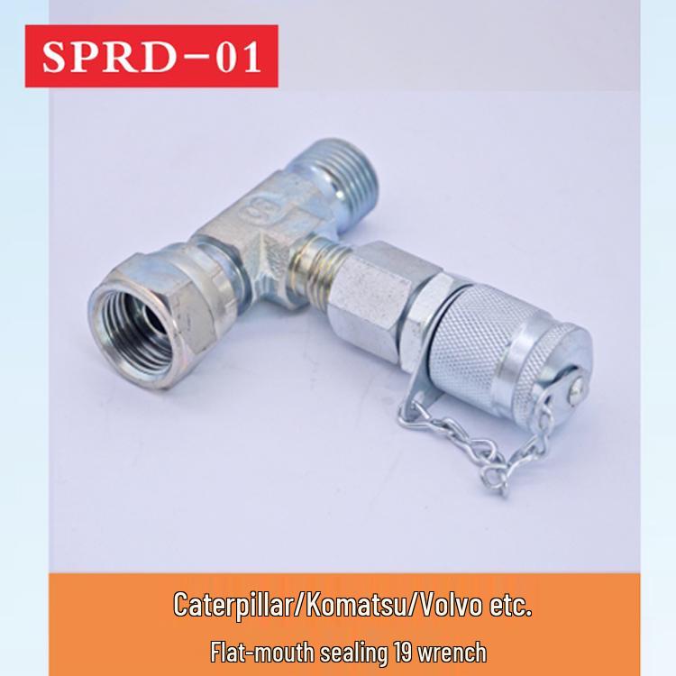 Excavator Hydraulic Pressure Gauge Adapter Set