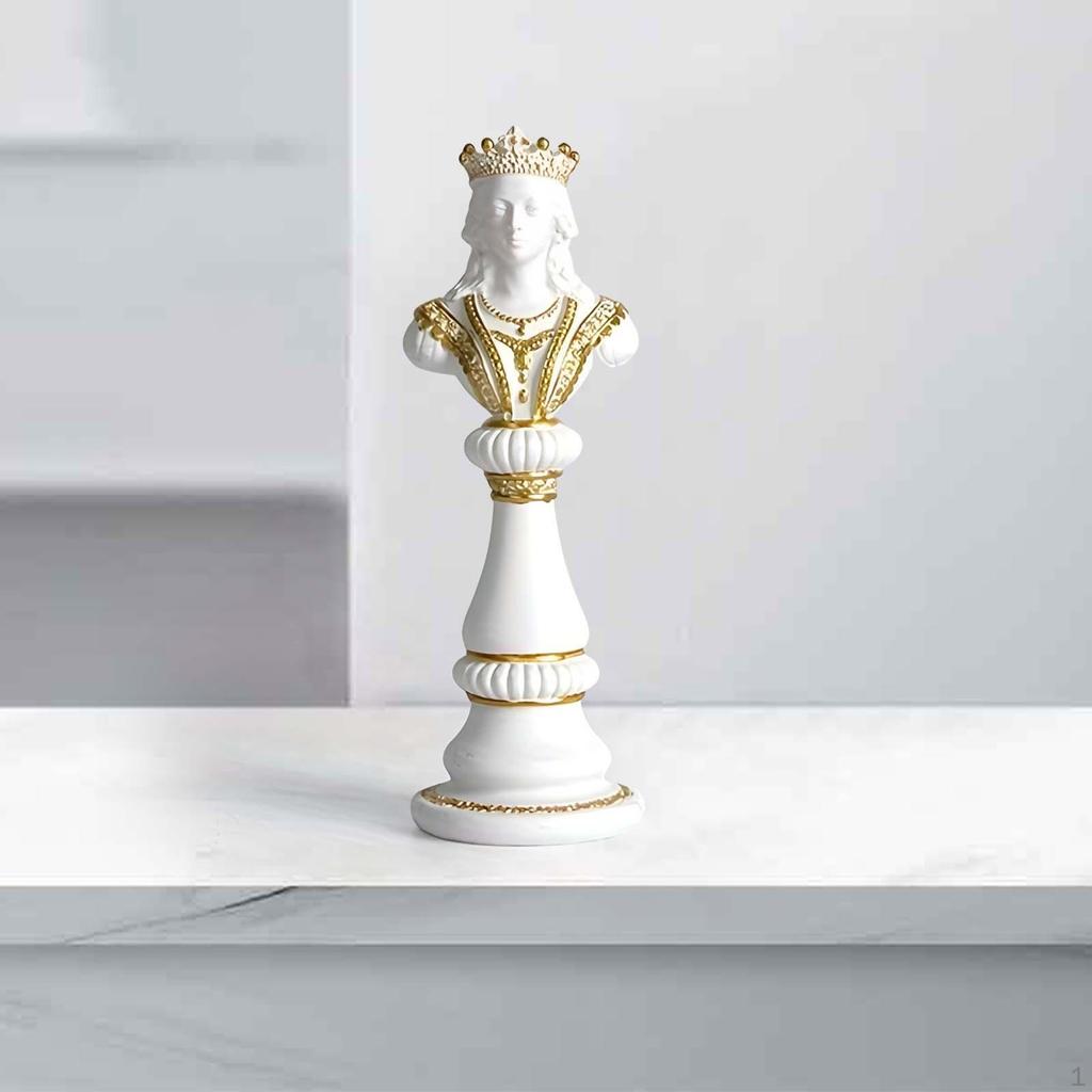 Internationale Schach Statue Harz Figur Kunst Dekoration Tabletop Ornament Skulptur für
