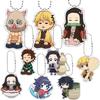 Anime Game Cartoon Kochou Shinobu Tomioka Giyuu Tanjiro Nezuko 5cm Acrylic Keychain Women Men Bag Car Key Chains Pendant Gifts
