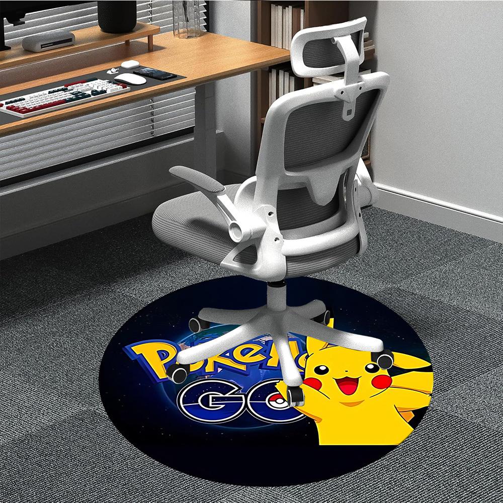 

1pc Pokémon GO, Chair Carpet for Office, Non-slip, Soft and Durable Office Rug for Interior Decoration, Perfect for Office yy250925185 80cm by 80cm
