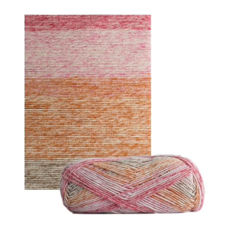 40g/Roll Silk Thread Bag Doll Gradient Color Handmade Woven Duan Dyed Yarn Soft Crocheting DIY Crafting For Sweater Hat Scarf