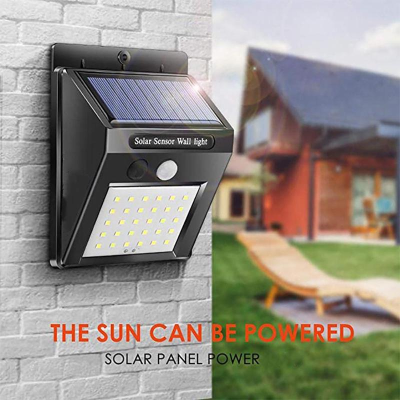 20 LED Sensor de energía solar Lámpara impermeable al aire libre Luz de seguridad de pared de calle 20 LED Sensor de energía solar Lámpara impermeable al aire libre Luz de seguridad de pared de calle
