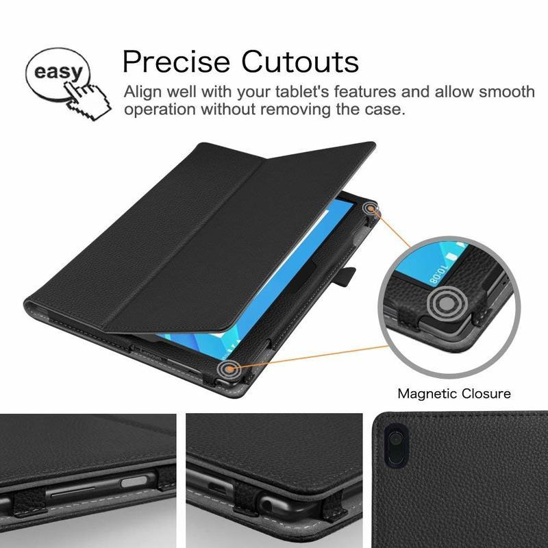 Funda Capa Case Tab 4 10 Plus TB-X704F X704L TB-X304F X304l PU Leather Tablet Cover for Lenovo TAB4 10 In X704f X304F Flip Case