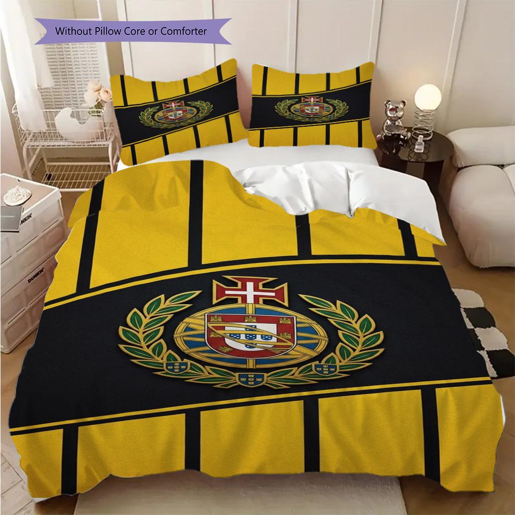 National Pride Heritage Three-piece set (1 * duvet cover + 2 * pillowcase, without core) Duvet cover and pillowcase Soft and comfortable