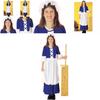 Adorable Polyester Colonial Girl Outfit With Apron And Hat Ideal For Cosplay Events