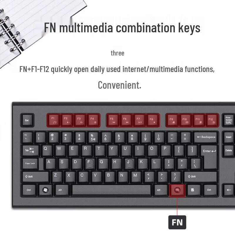 A4Tech KR-8572 USB Wired Keyboard and Mouse Set