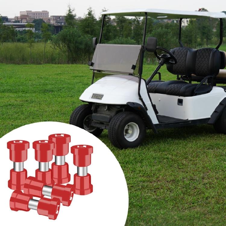 Golf Cart Leaf Spring Shackle Bushing Sleeves Replacement Club Car Front Bushing Kits With Screws Golf Accessories
