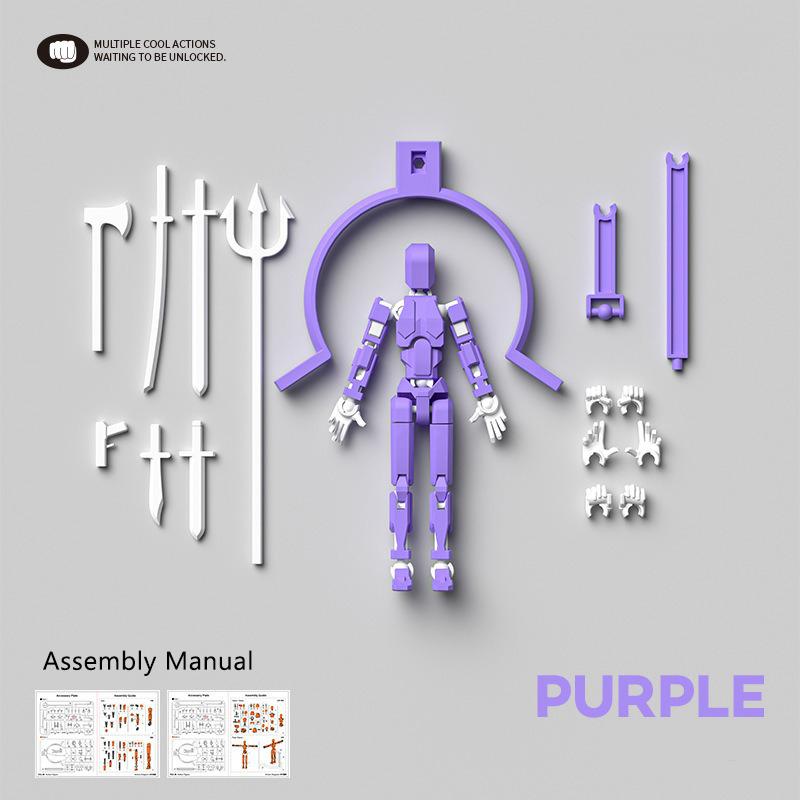 

Magnetic Attraction 3D Printed Mannequin Dummy 13 Multi-Jointed Movable Shapeshift Robot Assembly Action Figure Toys For Kids