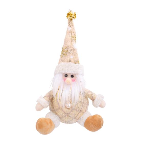 Christmas Tree Doll Decoration with Lanyard Easy to Hang Adorable Snowman Santa Claus Christmas Tree Hanging Ornament