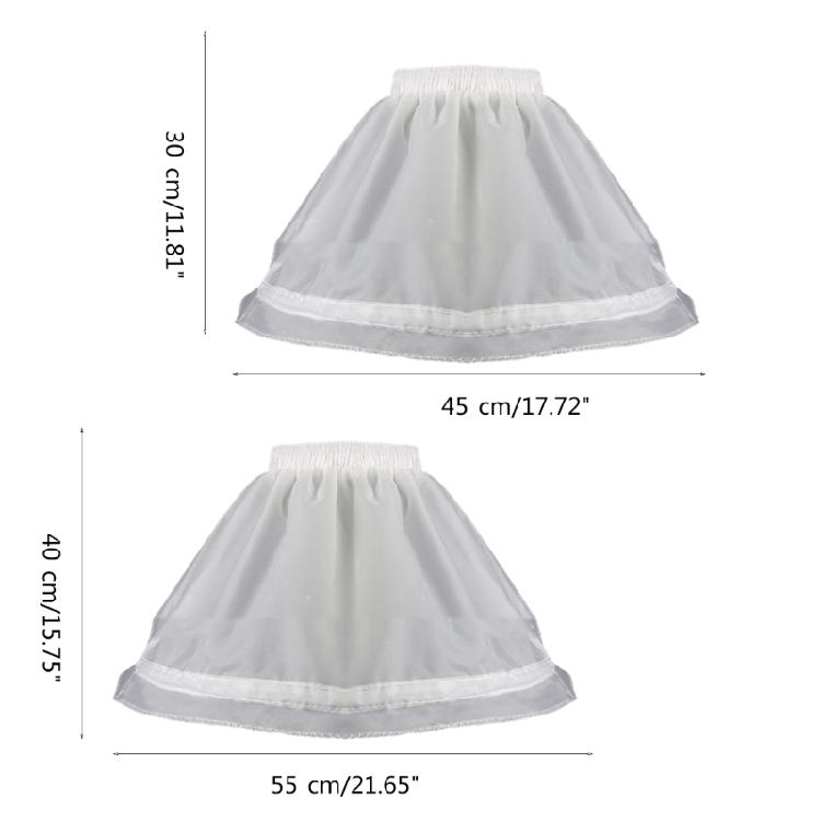 Girl Crinoline Underskirt A-line Petticoat Little Girl Petticoat Underskirt