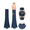 CTS Fluororubber dirželis Tissot PRX serijos Super Player laikrodžiams 35mm 40mm Greito atsegimo spyruoklinė sagtelė FKM laikrodžio dirželis 11mm 12mm