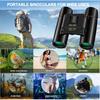 Compact 30x60 Binoculars for Adults and Kids,Foldable Lightweight Easy Focus Small Binoculars for Bird Watching Travel Sightseeing Hunting Concert