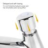 Basin Sink Tap Home Faucet Time Delay Faucet Copper Self Closing Single Cold Sink Taps for Home Kitchen Public