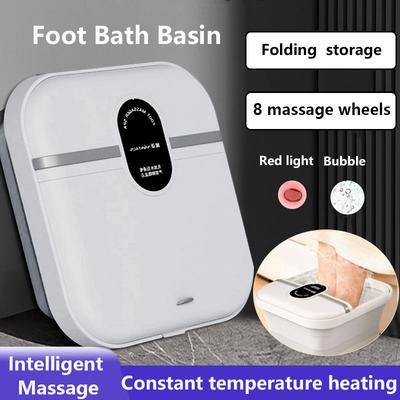 New Electric Smart Foldable Foot Soaking Tub Foot Massage Basin Constant Temperature Heating Massage Foot Bath Health-Promoting Foot Bath Basin