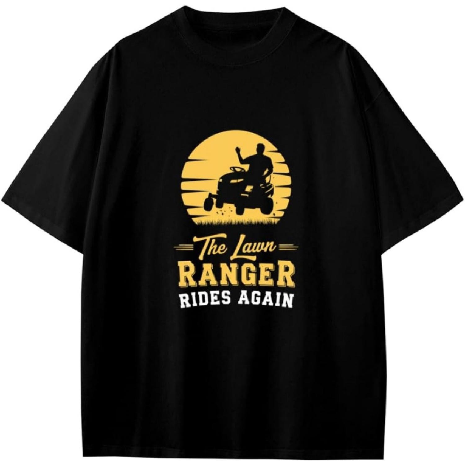 

Retro The Lawn Ranger Rides Again Funny Gardening Gift Girls Boys Teens T-Shirt Anime Gift XXXXXL різнокольоровий