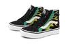 Vans SK8 Zip High top Kids' Skateboarding Shoes Flame Black Children Aged 3 7 Years Old VN0A4BUXESY