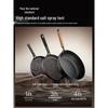 ASD 28cm Titanium Iron Deep Frying Wok