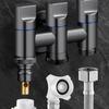 Three Hole Faucet, a Multifunctional Faucet Suitable for Washing Machines, Sinks, Toilets, and Seats