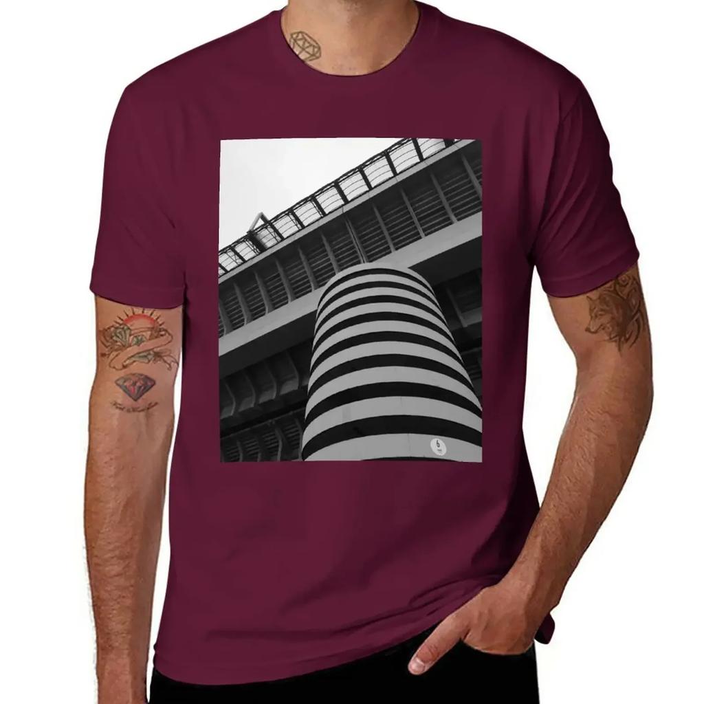 Colonna dello stadio di San Siro - Giuseppe Meazza T-Shirt asciugatura rapida vestiti carini vestiti estetici t-shirt grafiche uomo anime