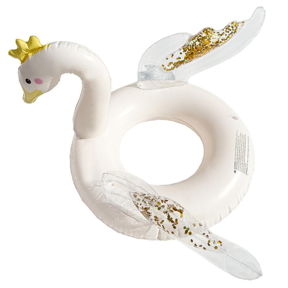 Bow Rabbit Ears Wings Mermaid Unicorn Design Thickened Swimming Ring Kid For