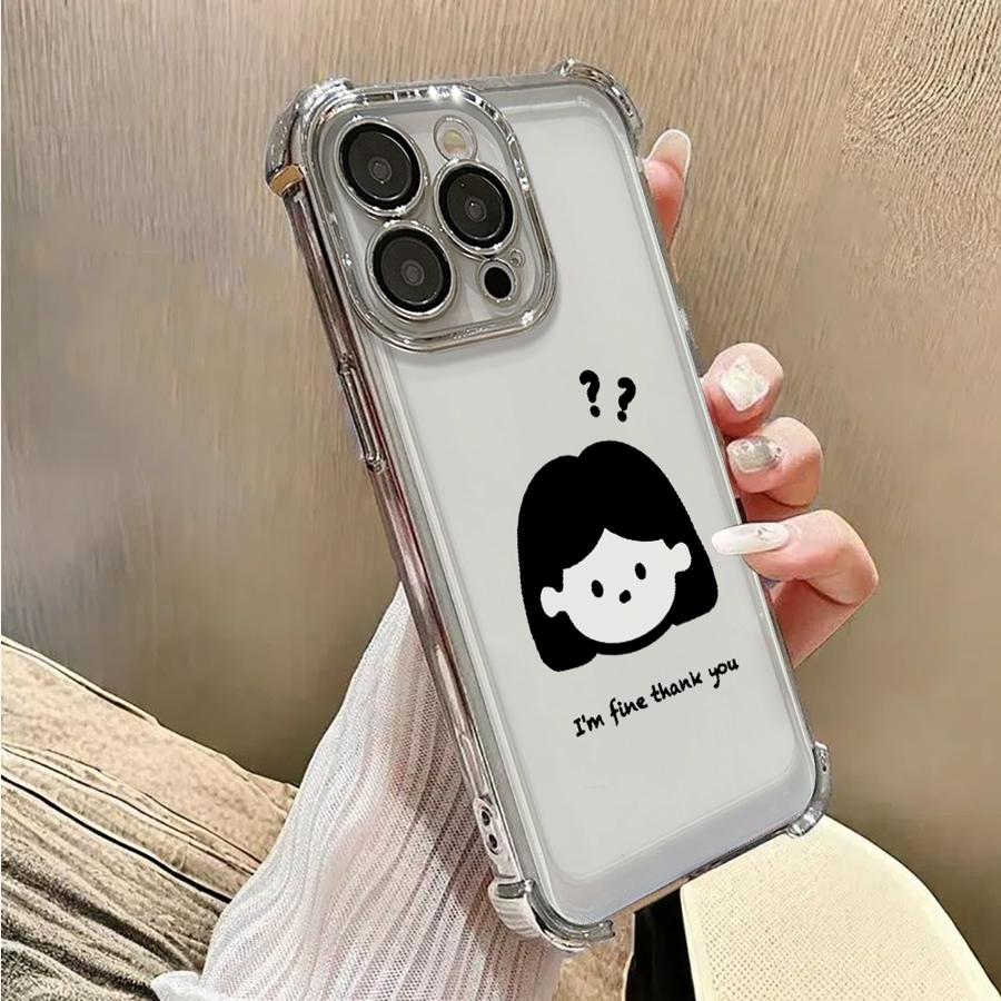 

Couple Question Mark Avatars Case for Apple iPhone 17 Pro Max 14 15 XS XR 16 17 12 Plus Air 13 11 Phone Cover Funda iPhone 13 Pro Max