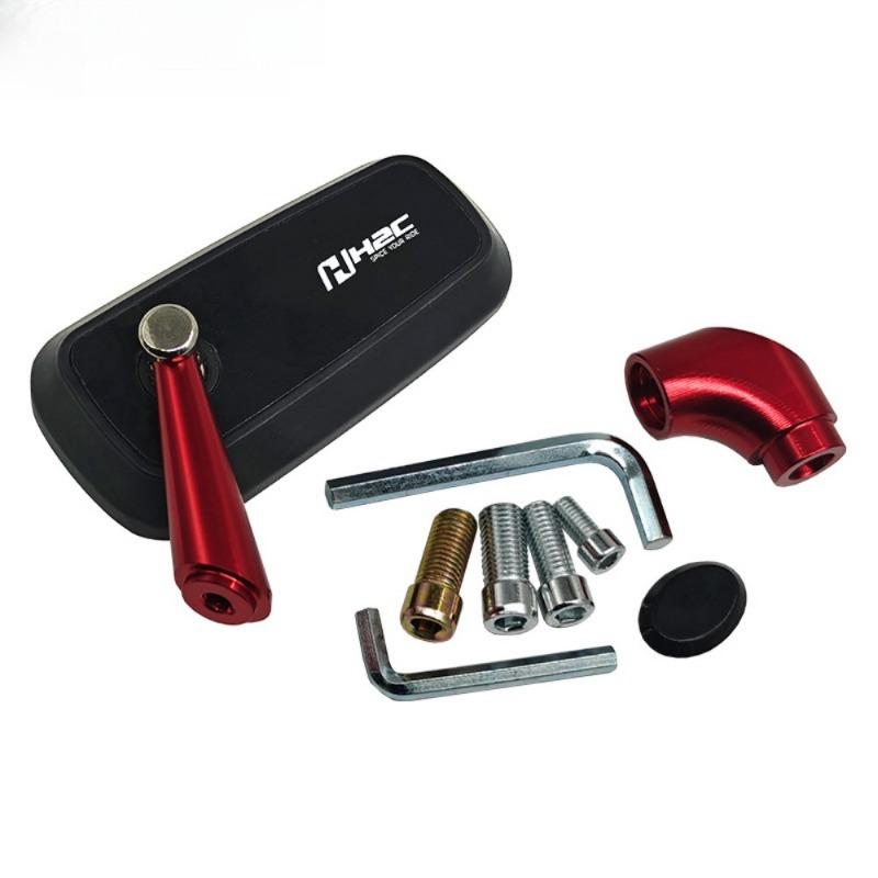 1 pcs Motorcycle Modified CNC Aluminum Alloy Mirror Rearview Mirror Apple Mirror Is Suitable for Left and Right