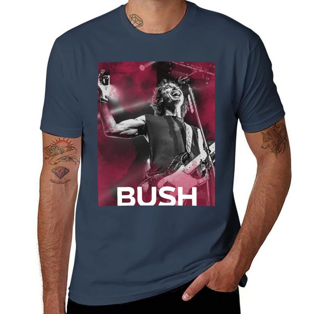 Bush Fan Art of survival fan tour  For Grunge s Lovers TShirt t shirts for Unisex pack cotton cotton t shirt pack TShirt