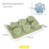 Silicone Ice Cube Tray with Lid: 4-Grid Frozen Soup & Food Storage Box