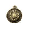 10Pcs Brass Charms Pendant Finding - Hat, as described